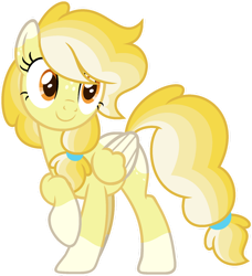 Size: 1024x1124 | Tagged: safe, artist:pegasski, oc, oc only, oc:cloudy lemonade, pegasus, pony, g4, female, mare, simple background, solo, transparent background