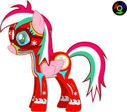 Size: 2585x2275 | Tagged: safe, artist:kyoshyu, oc, oc only, oc:shuri cane, pegasus, pony, clothes, female, flight suit, high res, mare, simple background, solo, transparent background