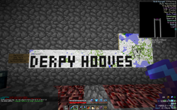 Size: 1680x1050 | Tagged: safe, artist:merik1337, derpy hooves, g4, 2b2t, game screencap, minecraft