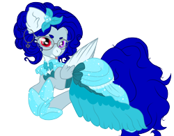 Size: 1938x1512 | Tagged: safe, artist:sajimex, oc, oc only, oc:hajime, pegasus, pony, :p, clothes, cute, dress, female, hoof shoes, looking at you, lying down, mare, reference used, simple background, solo, tongue out, transparent background