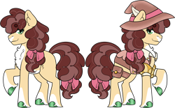 Size: 2100x1299 | Tagged: safe, artist:mourningfog, smart cookie, earth pony, pony, g4, redesign, solo