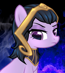 Size: 2083x2371 | Tagged: safe, artist:megabait, earth pony, pony, high res, liliana vess, magic the gathering, ponified