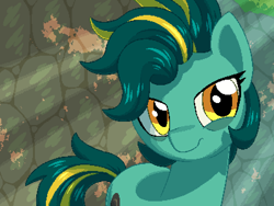 Size: 800x600 | Tagged: safe, artist:rangelost, oc, oc only, oc:furia storm, earth pony, pony, cyoa:d20 pony, female, looking at you, mare, outdoors, pixel art, solo, unamused