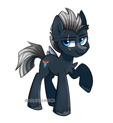 Size: 1247x1354 | Tagged: safe, artist:handgunboi, oc, oc only, pony, male, simple background, solo, white background