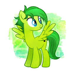 Size: 1024x1003 | Tagged: safe, artist:rish--loo, oc, oc only, oc:evergreen feathersong, pegasus, pony, solo