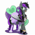 Size: 3200x3200 | Tagged: safe, artist:willoillo, oc, oc only, oc:candlelight sonata, bat pony, pony, bat pony oc, heterochromia, high res