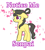 Size: 390x433 | Tagged: safe, artist:ruedle, oc, oc only, oc:shai ni, pony, unicorn, female, filly, notice me senpai, solo