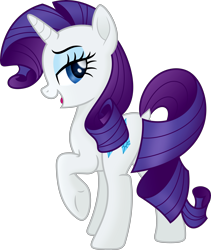 Size: 5000x5938 | Tagged: safe, artist:negatif22, rarity, pony, unicorn, g4, absurd resolution, bedroom eyes, female, looking at you, looking back, looking back at you, mare, simple background, solo, strategically covered, tail censor, transparent background, vector