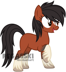 Size: 1024x1109 | Tagged: safe, artist:pegasski, oc, oc only, oc:coco (pegasski), earth pony, pony, g4, female, mare, simple background, solo, transparent background