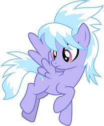 Size: 3000x3625 | Tagged: safe, artist:cloudy glow, cloudchaser, pegasus, pony, g4, .ai available, cutie mark, female, high res, looking back, mare, simple background, solo, transparent background, vector