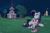 Size: 2048x1349 | Tagged: safe, artist:biocrine, rarity, sweetie belle, pony, unicorn, g4, carousel boutique, duo, female, filly, lying down, mare, night, pointing, scenery, shooting star, siblings, sisters, stargazing, starry sky, underhoof