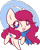 Size: 1284x1625 | Tagged: safe, artist:piichu-pi, oc, oc only, oc:sohma, earth pony, pony, chibi, clothes, female, mare, scarf, simple background, solo, transparent background