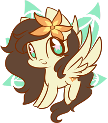 Size: 1478x1678 | Tagged: safe, artist:piichu-pi, oc, oc only, oc:coconut cake, pegasus, pony, chibi, female, mare, simple background, solo, transparent background