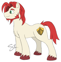 Size: 1024x1038 | Tagged: safe, artist:molochtdl, oc, oc only, oc:rocky ranger, earth pony, pony, male, solo, stallion