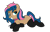 Size: 1100x700 | Tagged: safe, artist:ngthanhphong, oc, oc:sadistic smile, pony, unicorn, bedroom eyes, clothes, collar, lying down, male, socks, solo, stallion, trap