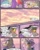 Size: 540x676 | Tagged: safe, artist:cocolove2176, discord, fluttershy, draconequus, pegasus, pony, comic:fluttering chaos, g4, blushing, bust, chest fluff, clothes, colored hooves, dialogue, dress, female, flying, gala dress, hat, male, mare, offscreen character, outdoors, riding, suit