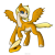 Size: 1000x1000 | Tagged: safe, artist:darkdoomer, pegasus, pegasusmon, pony, blonde, blonde mane, blonde tail, digimon, helmet, male, nudity, ponified, sheath, simple background, solo, transparent background