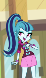 Size: 427x714 | Tagged: safe, screencap, sonata dusk, equestria girls, g4, my little pony equestria girls: rainbow rocks, battle of the bands, cropped, solo