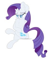 Size: 3060x3618 | Tagged: safe, artist:beigedraws, rarity, pony, unicorn, g4, :3, cheek fluff, chest fluff, crossed legs, ear fluff, female, heart eyes, high res, mare, simple background, sitting, solo, transparent background, wingding eyes