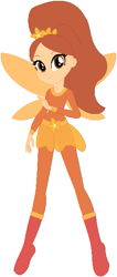 Size: 263x620 | Tagged: safe, artist:selenaede, artist:user15432, fairy, human, equestria girls, g4, amber the orange fairy, barely eqg related, base used, boots, clothes, crossover, equestria girls style, equestria girls-ified, fairy wings, fairyized, flower, flower in hair, high heel boots, high heels, orange dress, orange wings, rainbow magic (series), shoes, solo, wings