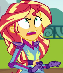 Size: 535x618 | Tagged: safe, screencap, sunset shimmer, equestria girls, g4, my little pony equestria girls: friendship games, cropped, shrunken pupils, solo