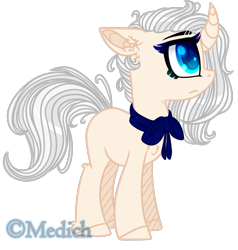 Size: 2311x2431 | Tagged: safe, artist:mediasmile666, oc, oc only, pony, unicorn, curved horn, female, high res, horn, mare, profile, simple background, solo, transparent background