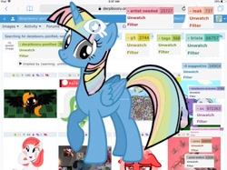 Size: 1104x827 | Tagged: safe, oc, oc:comment, oc:downvote, oc:hide image, oc:theme, oc:upvote, oc:watched, alicorn, pony, derpibooru, g4, alicorn oc, derpibooru ponified, female, horn, mare, meta, ponified, tags, wings