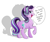Size: 1948x1640 | Tagged: safe, anonymous artist, artist:glacierclear, color edit, edit, starlight glimmer, pony, unicorn, g4, butt, colored, dialogue, female, glimmer glutes, lidded eyes, looking at you, looking back, mare, open mouth, plot, raised hoof, sassy, shadow, simple background, solo, speech bubble, text, white background