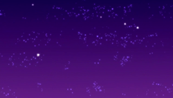 Size: 1280x720 | Tagged: safe, screencap, g4, the mane attraction, background, night, no pony, scenic ponyville, sky, stars