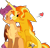 Size: 1901x1820 | Tagged: safe, artist:rickysocks, gilded lily, scootaloo, pony, g4, cheek kiss, chest fluff, duo, female, heart, kissing, lesbian, older, older gilded lily, older scootaloo, scootalily, shipping, simple background, transparent background