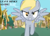 Size: 714x510 | Tagged: safe, artist:mysteryben, edit, derpy hooves, pegasus, pony, epic rage time, g4, angry, beware the nice ones, cropped, epic derpy, female, implied dinky, mama bear, mare, solo, speech, talking, this will end in pain and/or death