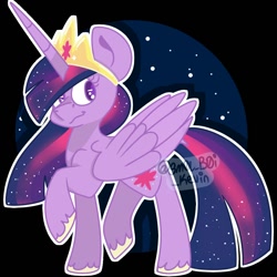 Size: 1000x1000 | Tagged: safe, artist:sm0lb0ikevin, twilight sparkle, alicorn, pony, g4, the last problem, crown, female, jewelry, mare, older, older twilight, older twilight sparkle (alicorn), princess twilight 2.0, regalia, solo, twilight sparkle (alicorn)