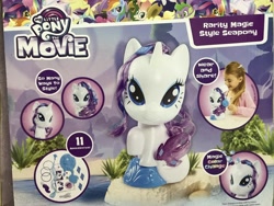 Size: 4032x3024 | Tagged: safe, photographer:steve piranha, rarity, sea pony, seapony (g4), g4, official, cute, merchandise, raribetes, seaponified, seapony rarity, species swap, toy