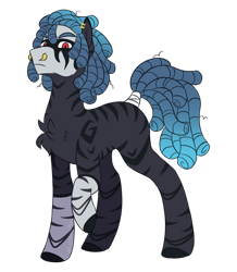 Size: 1280x1465 | Tagged: safe, artist:lynesssan, oc, oc only, pony, zebra, male, simple background, solo, transparent background