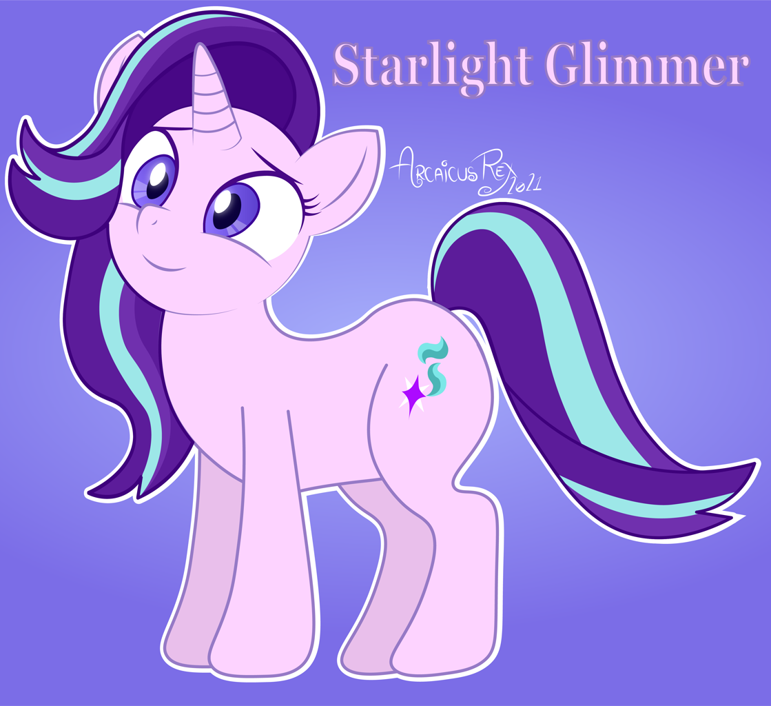 #2608681 - safe, artist:arcaicusrex, starlight glimmer, pony, unicorn, cute...