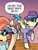 Size: 253x331 | Tagged: safe, aunt holiday, auntie lofty, pegasus, pony, g4, idw, the magic of cybertron, spoiler:comic, spoiler:the magic of cybertron01, context is for the weak, cropped, female, hat, mare, sunglasses