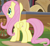 Size: 516x472 | Tagged: safe, screencap, fluttershy, pegasus, pony, fluttershy leans in, g4, butt, cropped, female, flutterbutt, folded wings, mare, plot, solo, wings