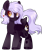 Size: 1397x1655 | Tagged: safe, artist:cinnamontee, oc, oc only, oc:cloudy night, pegasus, pony, female, mare, simple background, solo, transparent background