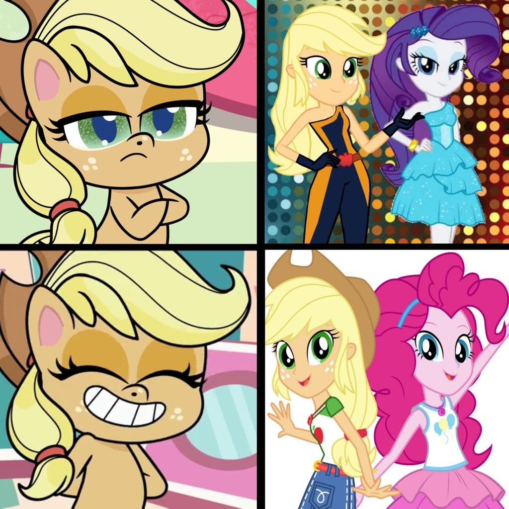 #2608924 - safe, edit, edited screencap, screencap, applejack, pinkie ...