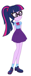 Size: 1416x3427 | Tagged: safe, artist:gmaplay, sci-twi, twilight sparkle, equestria girls, fomo, g4, my little pony equestria girls: better together, cute, female, glasses, high res, sci twi is watching you, sci-twiabetes, simple background, solo, transparent background, twiabetes