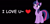 Size: 6712x3272 | Tagged: safe, artist:andoanimalia, artist:twilyisbestpone, derpibooru exclusive, edit, vector edit, twilight sparkle, alicorn, pony, g4, absurd resolution, black background, blush sticker, blushing, bronybait, comic sans, cute, female, heart, i love you, mare, simple background, smiling, solo, twiabetes, twilight sparkle (alicorn), vector