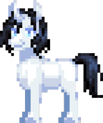 Size: 222x264 | Tagged: safe, artist:agdapl, pony, unicorn, male, medic, medic (tf2), nurse, pixel art, ponified, simple background, smiling, solo, stallion, team fortress 2, transparent background