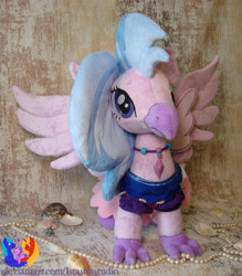 Size: 2020x2304 | Tagged: safe, artist:1stastrastudio, silverstream, hippogriff, g4, clothes, high res, irl, photo, plushie, solo