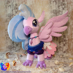 Size: 2324x2304 | Tagged: safe, artist:1stastrastudio, silverstream, hippogriff, g4, clothes, high res, irl, photo, plushie, solo