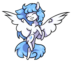 Size: 1920x1656 | Tagged: safe, artist:oneiria-fylakas, oc, oc only, oc:tiny turquoise, pegasus, pony, chibi, female, mare, simple background, solo, transparent background