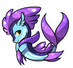 Size: 2200x2056 | Tagged: safe, artist:oneiria-fylakas, oc, oc only, seapony (g4), female, high res, simple background, solo, transparent background