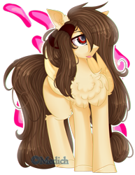 Size: 2019x2619 | Tagged: safe, artist:mediasmile666, oc, oc only, pegasus, pony, chest fluff, female, high res, mare, simple background, solo, transparent background