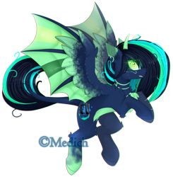 Size: 2425x2472 | Tagged: safe, artist:mediasmile666, oc, oc only, original species, pony, flying, high res, hybrid wings, leonine tail, simple background, solo, spread wings, transparent background, transparent wings, wings
