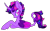 Size: 1500x942 | Tagged: safe, artist:peaceandlove26, twilight sparkle, alicorn, classical unicorn, pony, unicorn, g4, alternate design, cloven hooves, colored wings, curved horn, ethereal mane, female, fetlock tuft, horn, leonine tail, lying down, mare, short mane, simple background, solo, starry eyes, starry mane, transparent background, twilight sparkle (alicorn), two toned wings, unshorn fetlocks, wingding eyes, wings