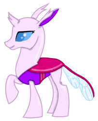 Size: 1024x1260 | Tagged: safe, alternate version, artist:agdapl, changedling, changeling, background removed, base used, changedlingified, crossover, horn, raised hoof, simple background, species swap, spy, spy (tf2), team fortress 2, white background, wings